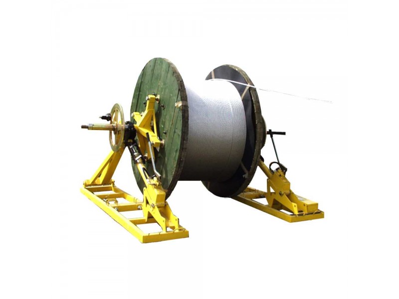 Reel stand for rope reel