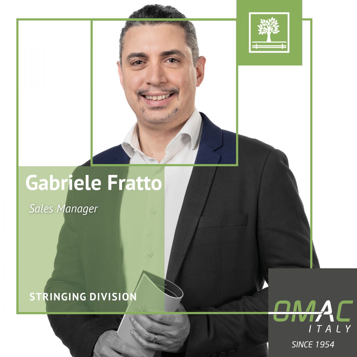OMAC TEAM: GABRIELE FRATTO - SALES MANAGER